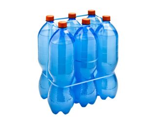 PET Wasserflaschen ohne Stretchfolie